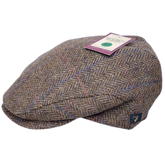 Mucros Weavers Other - NWT MUCROS WEAVERS Trinity Wool Newsboy Flat Cap Herringbone Irish Tweed in XL